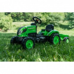 FALK Country Farmer pedaaltraktor koos haagise rohelisega 2-5 aastat