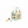 TOOKY TOY Wooden Activity Cube Sorter Maze