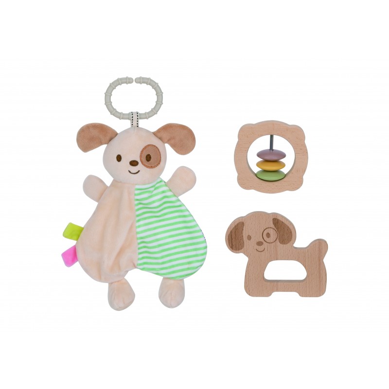 TOOKY TOY Gift Set Puppy Rattle