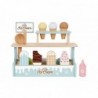 TOOKY TOY Ice Cream Stand Wooden Ice Cream Shop