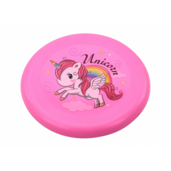 Pink Unicorn Flying Frisbee...