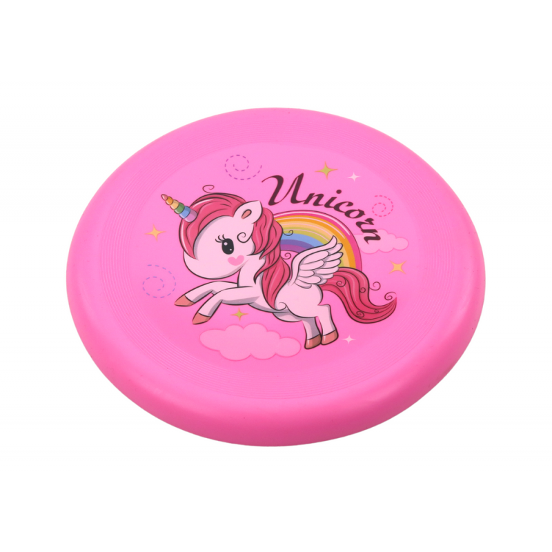 Pink Unicorn Flying Frisbee Disc 20cm