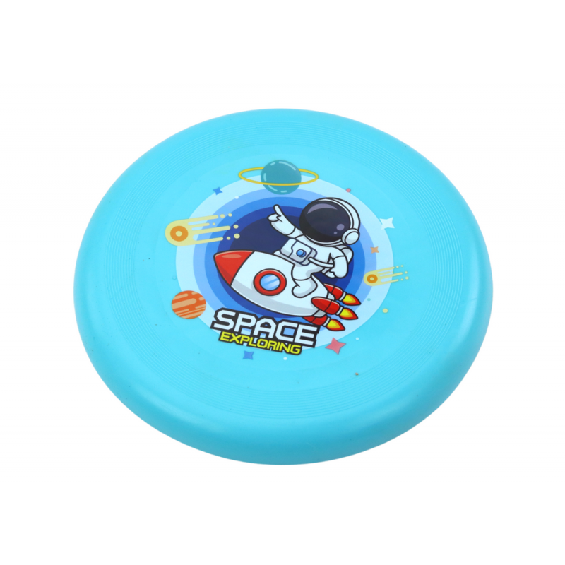 Spaceman Flying Frisbee Disc Blue 20cm
