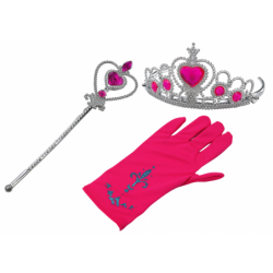 Little Princess Accessories Set Wand Glove Crown Braids