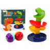 Educational Slide For Balls Sorter Green Dinosaur