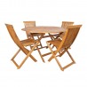 Garden furniture set FINLAY table and 4 chairs