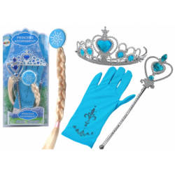 Little Princess Accessories Set Wand Glove Crown Snow Queen