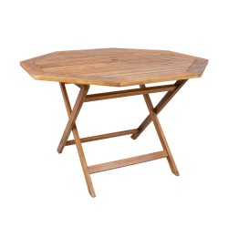 Table FINLAY 120x120xH72cm, acacia