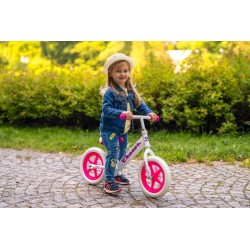 Ultralightweight Balance Bike Croxer Cadea White/Pink