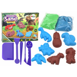 Set of Creative Magic Kinetic Sand Dinosaurs Molds 8 Pieces