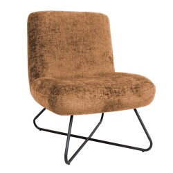 Slipper chair FARICA orange