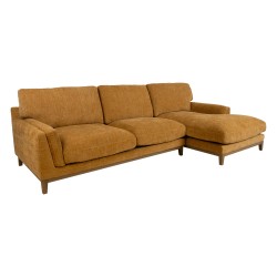 Corner sofa BASIL RC, dark yellow