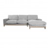 Corner sofa BASIL RC, grey