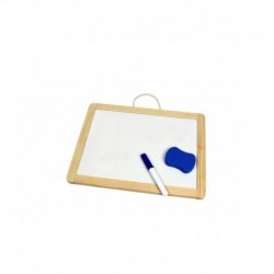 MASTERKIDZ Wooden double-sided educational board