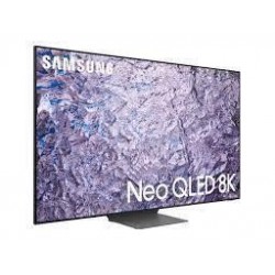 TV Set SAMSUNG 65" 8K/Smart QLED 7680x4320 Wireless LAN Bluetooth Tizen Black / Silver QE65QN800CTXXH