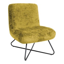 Slipper chair FARICA yellow