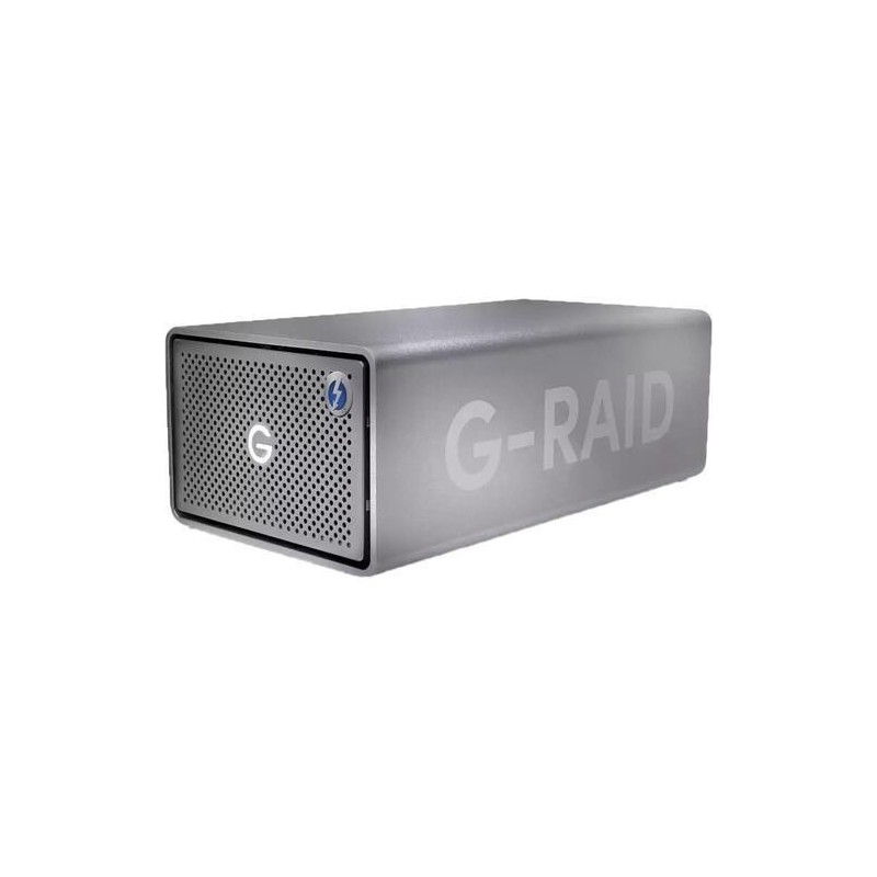 External HDD|WESTERN DIGITAL|G-RAID|SDPH62H-024T-MBAAD|24TB|USB-C|Thunderbolt|Drives 2|Rotation speed 7200 rpm|Space Gray|SDPH62H-024T-MBAAD