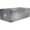 External HDD WESTERN DIGITAL G-RAID SDPH62H-024T-MBAAD 24TB USB-C Thunderbolt Drives 2 Rotation speed 7200 rpm Space