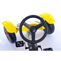 Велокарт (Веломобиль) Go-Kart F618 жёлтый (от 4-10 лет)