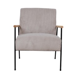 Armchair JADE 63x75,5xH85,5cm, greyish beige