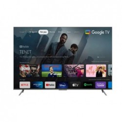 TV Set|TCL|75"|4K/Smart|QLED|3840x2160|Wireless LAN|Bluetooth|Google TV|Silver|75C635
