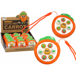 Mini Arcade Game Wac A Mole Carrots Orange