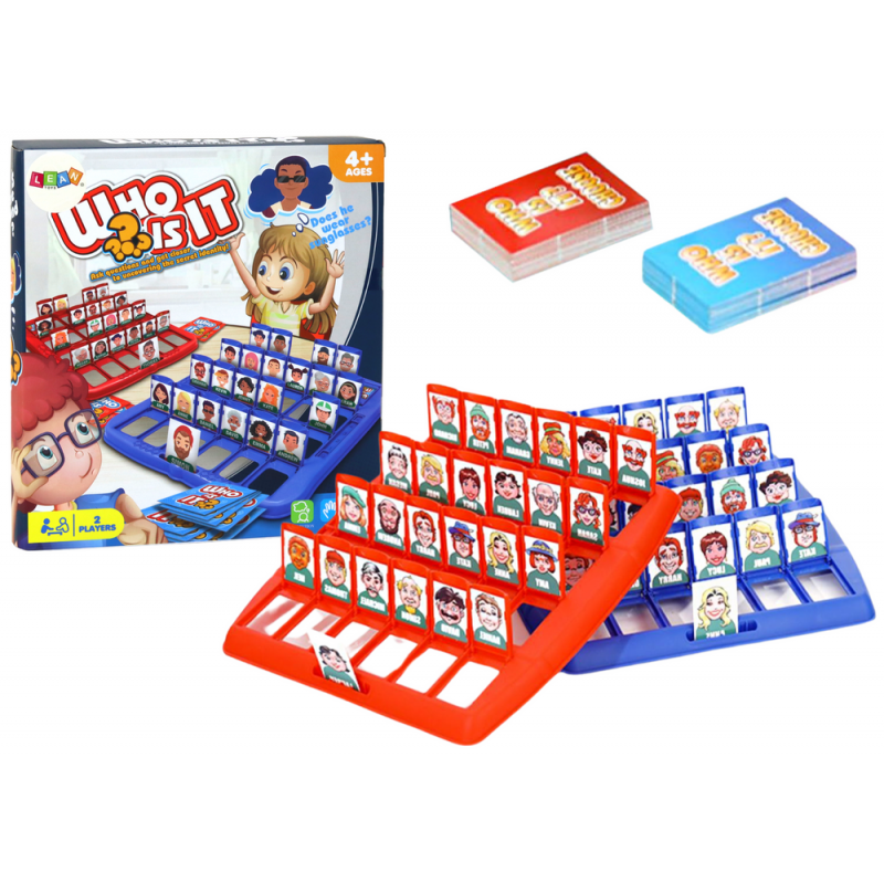 Guess Who Strategic Memory Game with 24 Character Cards