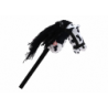 Plush Horse Head On A Stick Hobby Horse Long-haired Horse White sounds