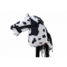 Plush Horse Head On A Stick Hobby Horse Long-haired Horse White sounds