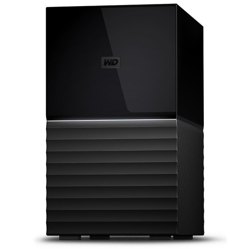 External HDD|WESTERN DIGITAL|My Book Duo|16TB|USB-C|USB 3.0|Drives 2|Black|WDBFBE0160JBK-EESN