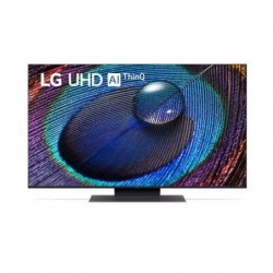 TV Set LG 55" 4K/Smart 3840x2160 Wireless LAN Bluetooth webOS Dark Blue 55UR91003LA