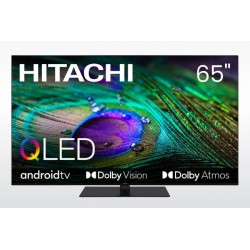 TV Set|HITACHI|65"|4K/Smart|QLED|3840x2160|Wireless LAN|Bluetooth|Android|65HAQ6460