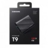 External SSD SAMSUNG T9 4TB USB 3.2 Write speed 2000 MBytes/sec Read speed 2000 MBytes/sec MU-PG4T0B/EU