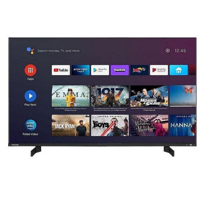 TV Set|TOSHIBA|65"|4K/Smart|3840x2160|Wireless LAN|Bluetooth|Android|Black|65UA5D63DG