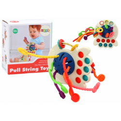 Colorful Octopus Teether Sensory Toy for Babies