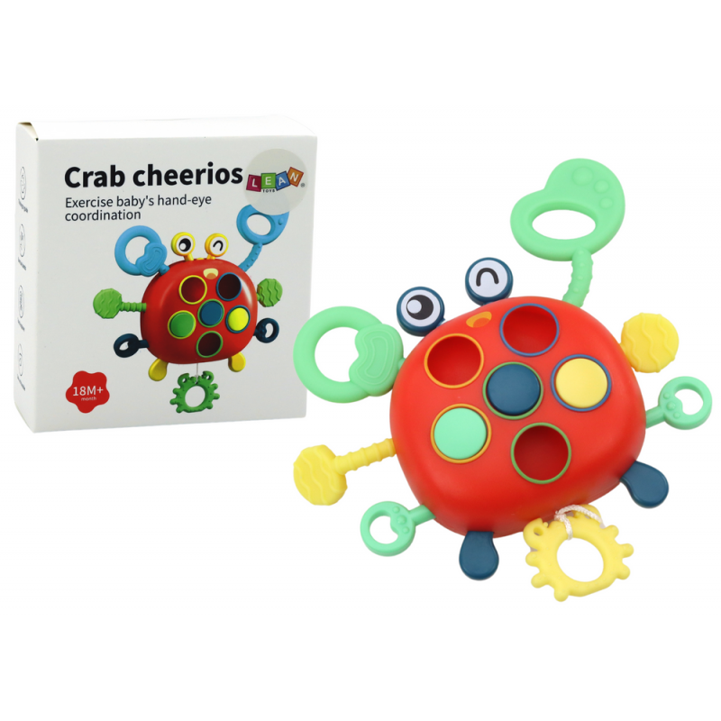 Crab Sensory Interactive Educational Toy For Children Teether