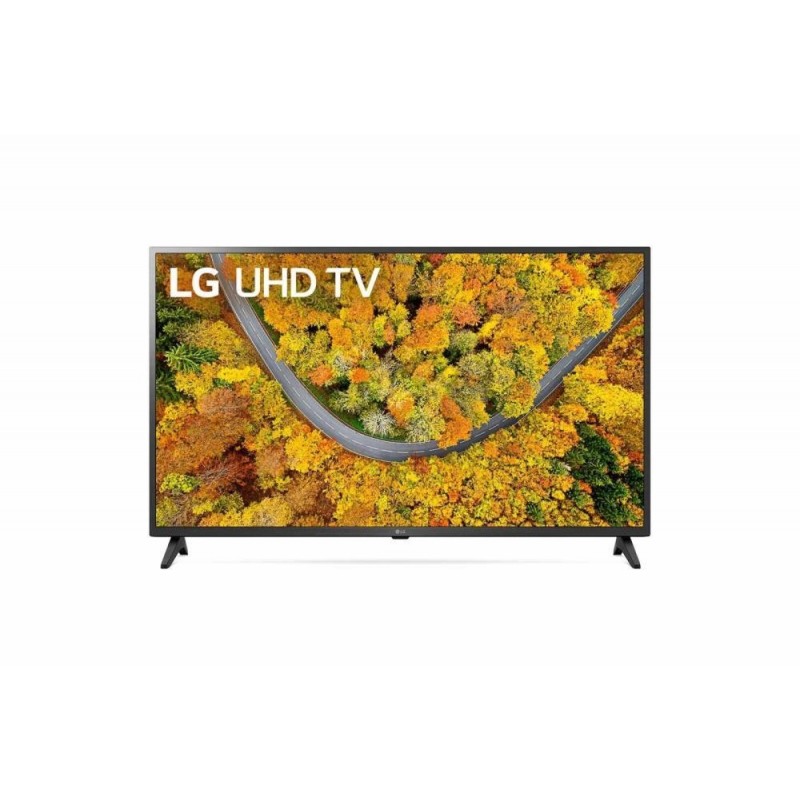 TV Set LG 55" 4K/Smart 3840x2160 Wireless LAN Bluetooth webOS Black 55UP75003LF
