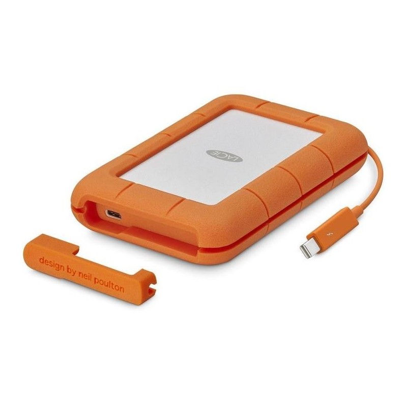 External HDD|LACIE|4TB|USB-C|Colour Orange|STGW4000800