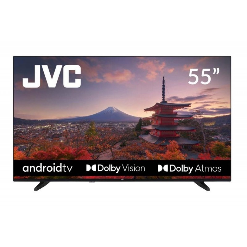 TV Set JVC 55" 4K/Smart 3840x2160 Wireless LAN Bluetooth Android TV LT-55VA3300