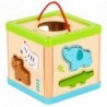 TOOKY TOY Wooden Sorter Cube Educational Animals