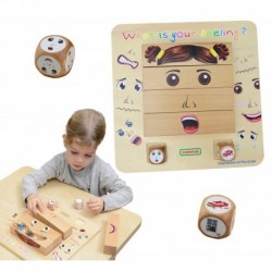 MASTERKIDZ Learning Emotions Wooden Game
