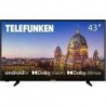 TV Set TELEFUNKEN 43" 4K/Smart 3840x2160 Wireless LAN Bluetooth Android TV Black 43UG8460