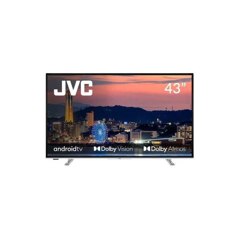 TV Set JVC 43" 4K/Smart 3840x2160 Wireless LAN Bluetooth Android TV LT-43VA6200