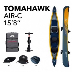 Two-seat inflatable kayak...