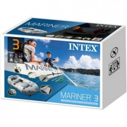 Надувная лодка 3-местная Intex Mariner 3 BOAT SET (297x127x46cm)