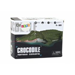 Remotely Controlled Water Crocodile Swimming Into Water By Remote Control