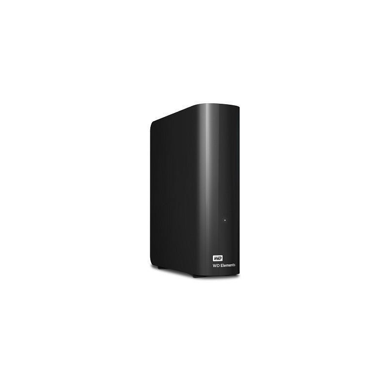 External HDD WESTERN DIGITAL Elements Desktop 8TB USB 3.0 Drives 1 Black WDBWLG0080HBK-EESN