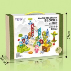 WOOPIE Magnetic Blocks Pallirada Animal Paradise 104 tk.