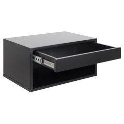 Nightstand CHOLET 50x35xH24,3cm, black