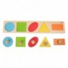CLASSIC WORLD Puzzle for Children Learning Shapes, Color Figures 7 pcs.